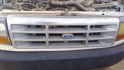 1992-1997 Ford F450 Front Grille Oem Chrome F4tz8200a
