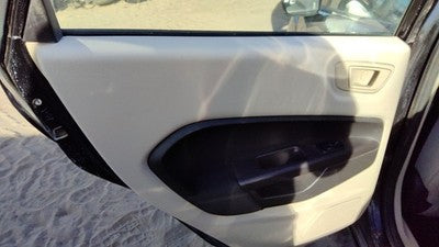 11-13 Ford Fiesta Driver Left Rear Door Trim Panel With Switches Back Black Dl