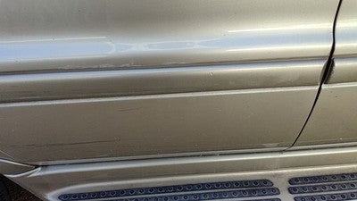 98-05 Ml350 Passenger Right Rear Moulding From Door Back Trim Strip Gold