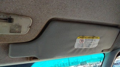 2002-2006 Dodge Sprinter Van 3500 Passenger Right Sun Visor Oem Gray Aa