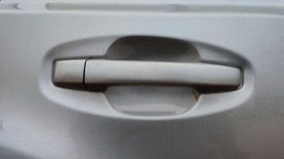 10-14 Legacy Outback Passenger Right Rear Outside Door Handle Back Steel Silver