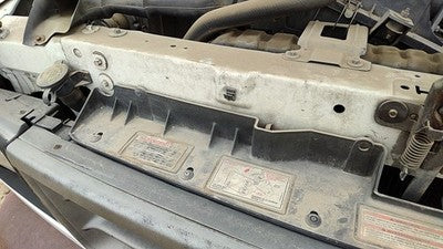 92-96 Ford Van E250 Top Plastic Cover Above Radiator Support Sight Shield Oem