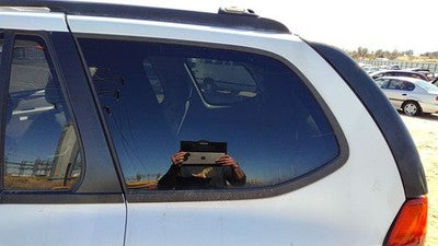 2002-2009 Gmc Envoy Driver Left Rear Quarter Glass Back Side Window Oem 15182310