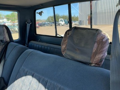 1992 Ford F250 Pair Of Front Headrests Oem Left Right Set Seat Gray