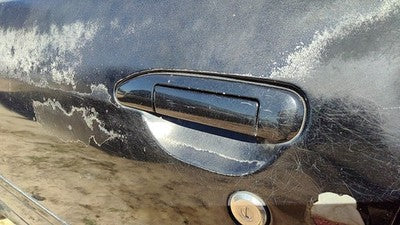 1999-02 Infiniti G20 Driver Left Front Outside Door Handle Kh3 Black 806077j105