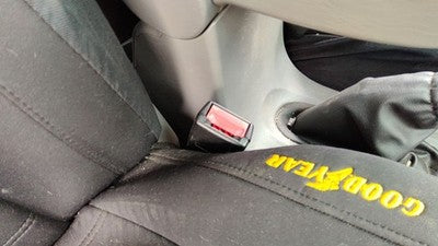 00-01 Station Wagon Passenger Right Front Seat Belt Buckle Receiver Gray Ea