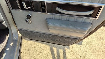 1990 Olds 88 Passenger Right Rear Door Trim Panel Back Gray