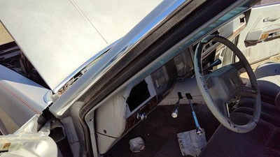 1985 Mercury Grand Marquis Driver Left Front Chrome Trim Moulding Around Door