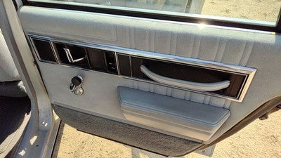 1990 Olds 88 Passenger Right Rear Door Trim Panel Back Gray