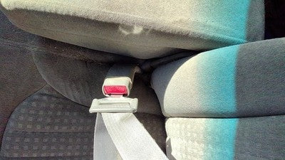 1999 S10 Blazer Passenger Right Front Seat Belt Buckle Receiver Oem Gray 92H