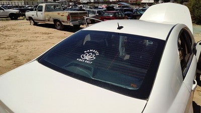 2008-2012 Chevy Malibu Back Glass Rear Window Only Oem 25980275