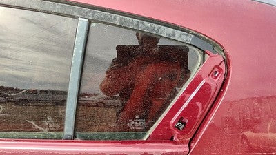 10-14 Honda Insight Driver Left Rear Vent Window Back Door Glass With Frame Oem