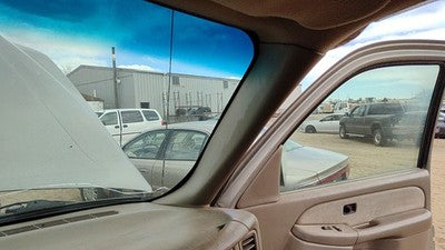 02 Silverado 2500 Hd Passenger Right A Pillar Trim Windshield Post Panel Tan 52D