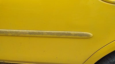 2000-2005 Dodge Neon Driver Left Rear Moulding From Door Back Trim Strip Yellow