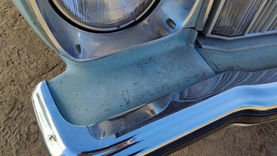 74-75 Supreme Passenger Right Front Fender Filler Moulding Trim Strip Blue