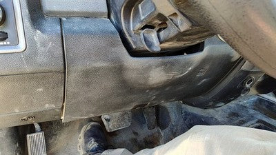 2016 Dodge Ram 4500 Lower Dash Under Column Knee Bolster Trim Panel Oem Gray X8