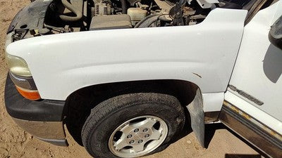 1999-2002 Chevy Silverado 1500 Driver Left Front Fender Oem White 50U 19168844