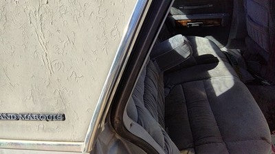 85 Grand Marquis Passenger Right Rear Chrome Trim Around Door Opening Oem