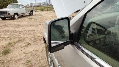 2003-2005 Lincoln Aviator Driver Left Side Mirror Door Mounted Oem Silver Jp