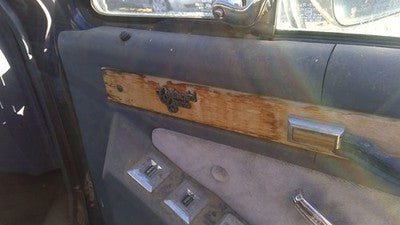 1989 Chevy G20 Van Passenger Right Front Inside Door Trim Panel Only Oem Blue