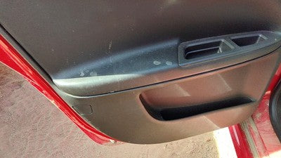 09-16 Chevy Impala Driver Left Rear Door Trim Panel With Switches Back Ebony 19C