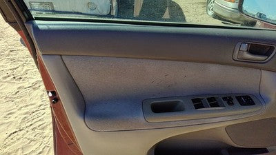 02-04 Toyota Camry Driver Left Front Door Trim Panel With Master Switch Taupe 43