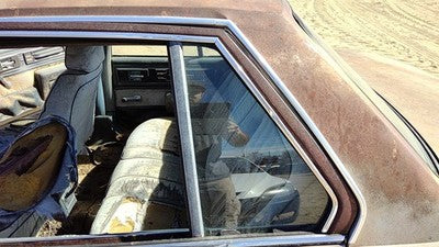 82-88 Oldsmobile Firenza Driver Left Rear Vent Window Back Door Glass With Frame