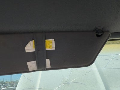 1992 Ford F250 Driver Left Sun Visor Oem Gray