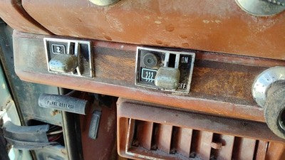 1984 Jeep Grand Wagoneer Rear Defrost Switch Oem Back Glass Heater