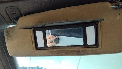 2000-2011 Vw Cabrio Convertible Driver Left Sun Visor Oem Black