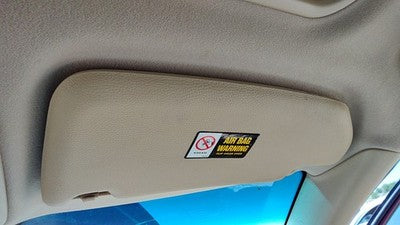 2001-2002 Volvo V70 Xc Passenger Right Sun Visor Oem Beige B951 399667609