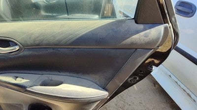 15-19 Sentra Passenger Right Rear Door Trim Panel With Switches Back Charcoal G