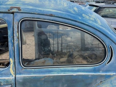 1971 Vw Super Beetle Driver Left Rear Quarter Glass Back Side Window Oem