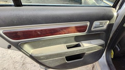 07-09 Lincoln Mkz Driver Left Rear Door Trim Panel With Switches Back Black Mw
