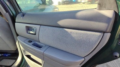 00-02 Ford Taurus Passenger Right Rear Door Trim Panel With Switches Back Gray