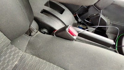 2006-2011 Chevy Hhr Passenger Right Front Seat Belt Buckle Receiver Black 19B
