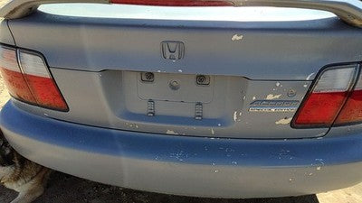 96-97 Accord Honda License Plate Trim Surround Panel Tail Trunk Finish Gray