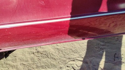 1996 Olds 88 Driver Left Front Moulding From Door Oem Trim Strip Red