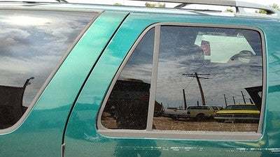 1995-2005 S10 Blazer Passenger Right Rear Vent Window Back Door Glass With Frame