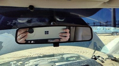 2005-09 Land Rover Lr3 Inside Rear View Mirror Oem Windshield Mounted Ctb500100