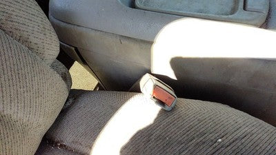 95 Chevy Silverado 1500 Passenger Right Front Seat Belt Buckle Receiver Oem Gray