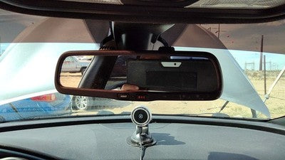 2015-2017 Chrysler 200 Inside Rear View Mirror Oem Windshield Mounted 68203589Ad