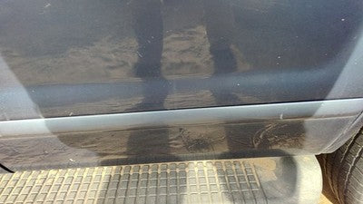 03-05 Ford Explorer Driver Left Rear Moulding From Door Back Trim Strip Blue Ld