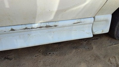 2007 Chevy Uplander Driver Left Rear Lower Moulding From Door Oem Back White 50U