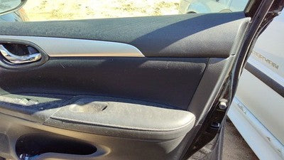 16-19 Sentra Passenger Right Front Door Trim Panel With Switches Charcoal G