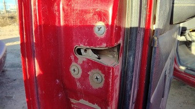 1997 Nissan Hardbody Driver Left Front Door Latch With Rods/Cables Oem