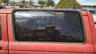 1985-1990 Ford Bronco 2 Driver Left Rear Quarter Glass Back Side Window Oem