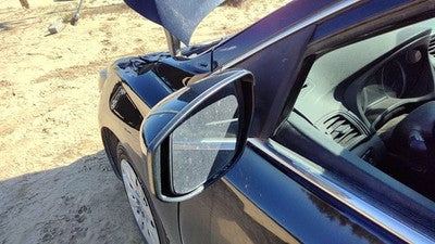 2016-2019 Nissan Sentra Driver Left Power Side Mirror Door Mounted Oem Black Kh3