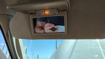 2004-2007 Jeep Liberty Driver Left Sun Visor Oem Gray D5 5Kf91bd1ac