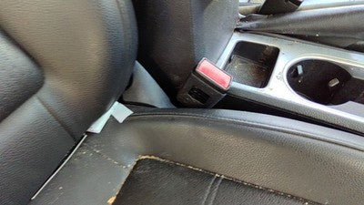2012-2015 Vw Passat Passenger Right Front Seat Belt Buckle Receiver Oem Black Tb